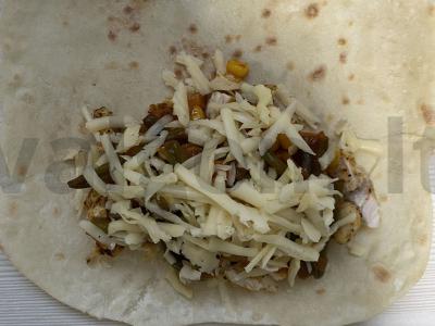 Tortilija su vištiena ir kukurūzais Žingsnis 14
