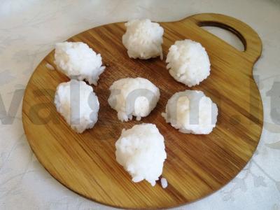 Japoniški ryžių kamuoliukai Žingsnis 4