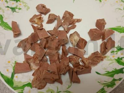 Virto kiaulės širdies padažas per 15 minučių Žingsnis 4