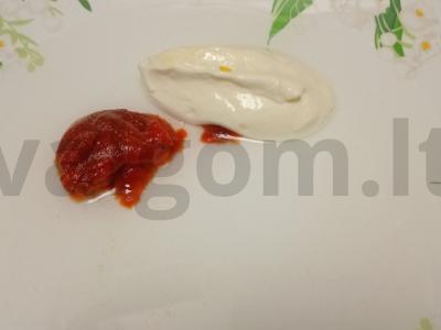 Virto kiaulės širdies padažas per 15 minučių Žingsnis 7