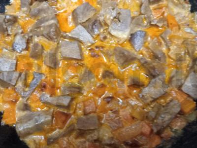 Virto kiaulės širdies padažas per 15 minučių Žingsnis 9