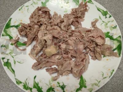 Borsčas be burokėlių ant ančių sultinio Žingsnis 1