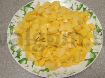 Borsčas be burokėlių ant ančių sultinio Žingsnis 2