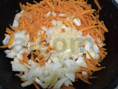 Borsčas be burokėlių ant ančių sultinio Žingsnis 5