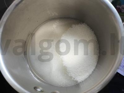 Suflė tortui „Paukščių pienas“ Žingsnis 3