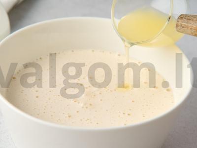 Šokoladiniai blynai Žingsnis 4