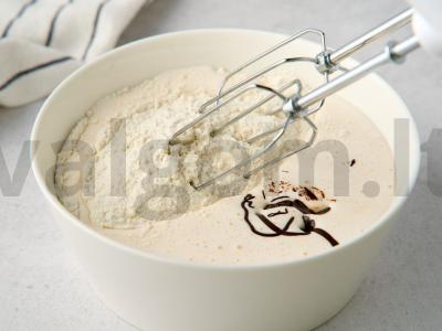 Šokoladiniai blynai Žingsnis 5