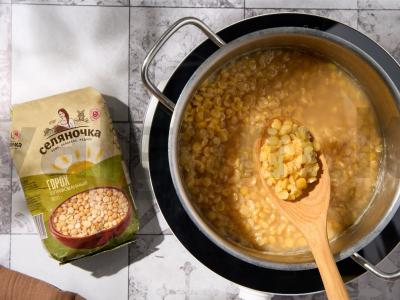 Vegetariškos kotletai iš smulkinto žirnio Žingsnis 1