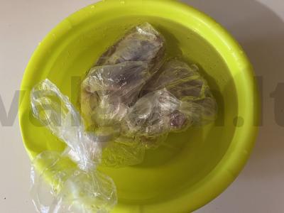 Gruziniškas sultingas faršas hinkali su česnaku Žingsnis 1