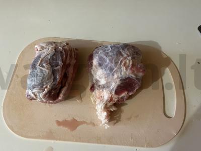 Gruziniškas sultingas faršas hinkali su česnaku Žingsnis 4