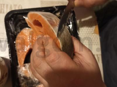 Silpnai sūdyta upėtakis pusryčiams Žingsnis 1