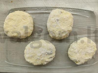 Sūrio blynai su datulėmis orkaitėje Žingsnis 5