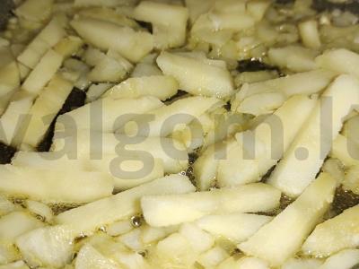 Antras patiekalas „Sarovo ugnys“ su bulvėmis ir kiaušiniu Žingsnis 5