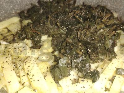 Antras patiekalas „Sarovo ugnys“ su bulvėmis ir kiaušiniu Žingsnis 6