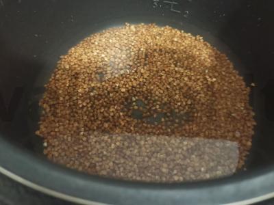 Grikių košė su grybais ir kiaušiniu Žingsnis 1