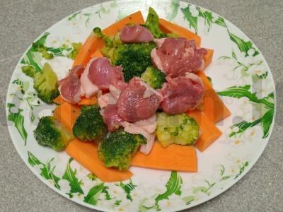 Anties filė, kepta su brokoliais, batatais ir provanso žolelėmis Žingsnis 3