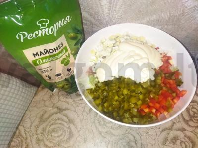 Pekino kopūstų salotos su karpaču Žingsnis 6