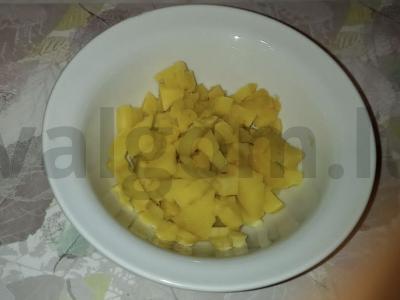 Silkės filė ir virtos burokėlių salotos Žingsnis 3