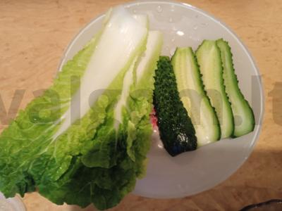 Tortilija su silke ir Pekino kopūstu Žingsnis 1