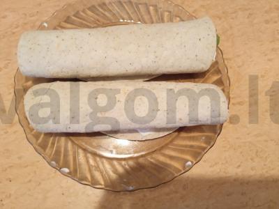 Tortilija su silke ir Pekino kopūstu Žingsnis 6