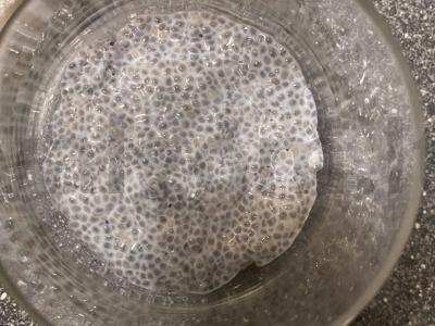 Chia sėklų ir bananų pudingas Žingsnis 3