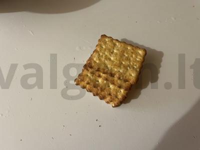 Porcijų daržovių salotas ant krekerių Žingsnis 14