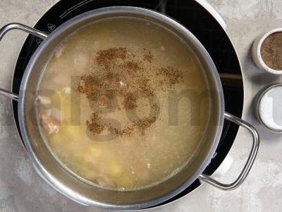 Kiaulienos sriuba Žingsnis 7