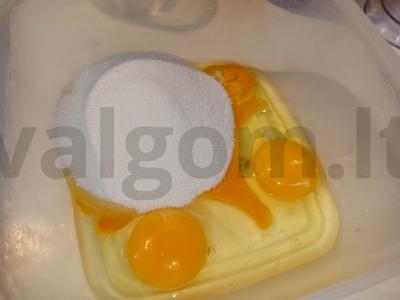 Obuolių ir cinamono šarlotė Žingsnis 2