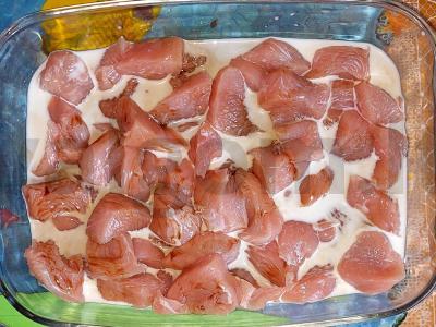 Kalakutienos filė su salierais Žingsnis 2