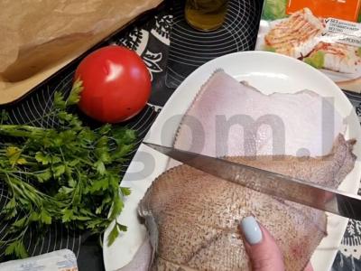 Plačiakaktė žuvis žaliame svieste Žingsnis 1