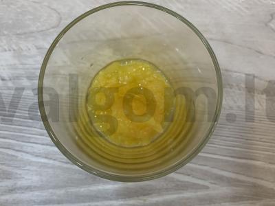 Desertas su ledais, vaisiais ir avižiniais sausainiais Žingsnis 3