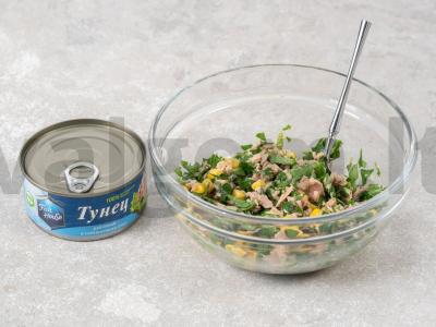 Paprasti krepšeliai su tunu ir kukurūzais Žingsnis 2