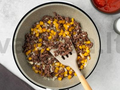 Makaronai su moliūgu ir faršu Žingsnis 4