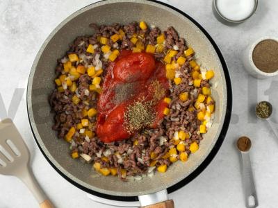 Makaronai su moliūgu ir faršu Žingsnis 5