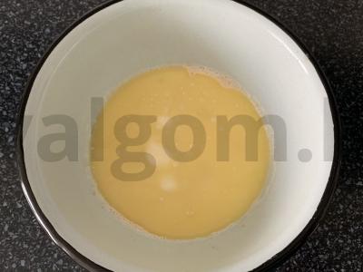 Keksiukai su grietinėlėmis ir marmeladu Žingsnis 3