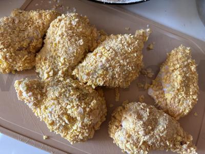 Marinuoti vištienos sparneliai su paniruote Žingsnis 10