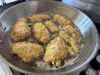 Marinuoti vištienos sparneliai su paniruote Žingsnis 12