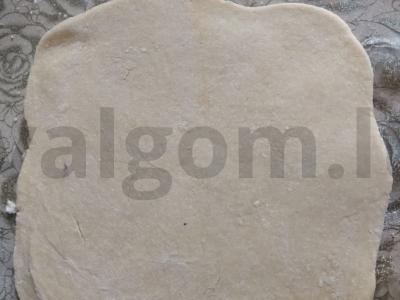 Varškės pyragas su nektarinais Žingsnis 4