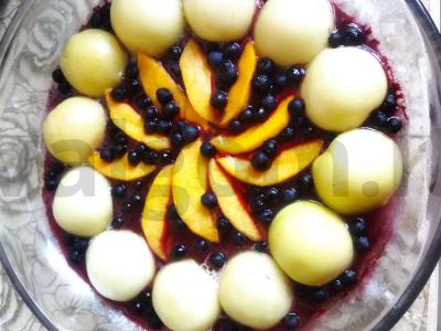 Varškės pyragas su nektarinais Žingsnis 5