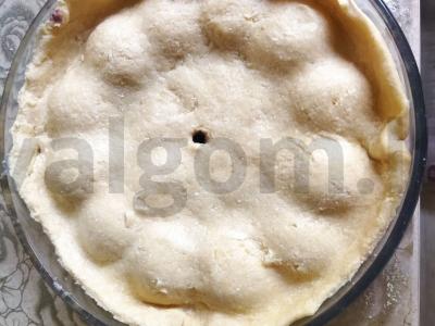 Varškės pyragas su nektarinais Žingsnis 6