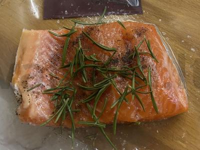 Silpnai sūdyta upėtakis su pipirų mišiniu Žingsnis 3