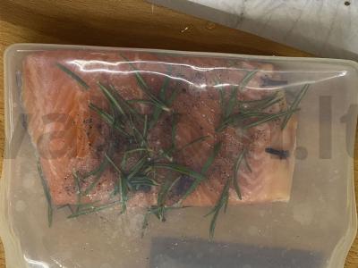 Silpnai sūdyta upėtakis su pipirų mišiniu Žingsnis 5