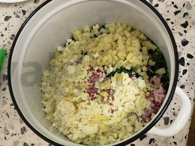 Šaltibarščiai su dešrelėmis Žingsnis 2