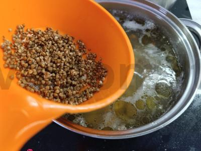 Grikių sriuba su kalakutiena Žingsnis 5