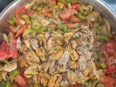 Midijų plovas vakarienei Žingsnis 7