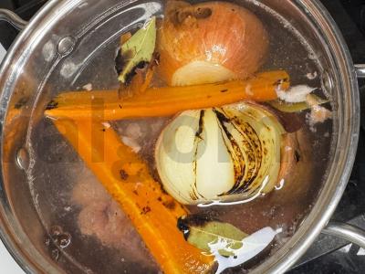 Klasikinis bujabesas su jūros gėrybėmis Žingsnis 3