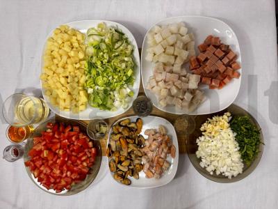 Klasikinis bujabesas su jūros gėrybėmis Žingsnis 4