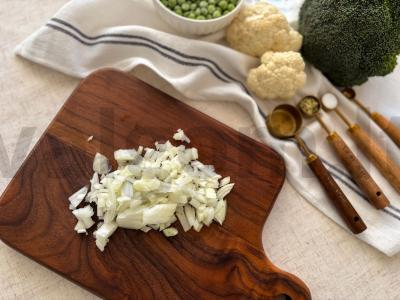 Menkių filė su daržovėmis ir ryžiais vakarienei Žingsnis 1