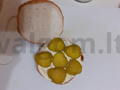 Mėsainis su jautienos kotletu Žingsnis 5