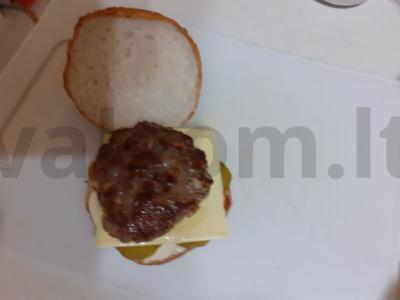 Mėsainis su jautienos kotletu Žingsnis 7